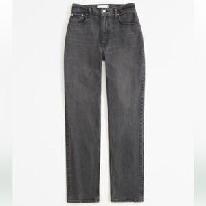 Abercrombie  Fitch Curve Love Ultra High Rise 90s Straight Jean Size 24